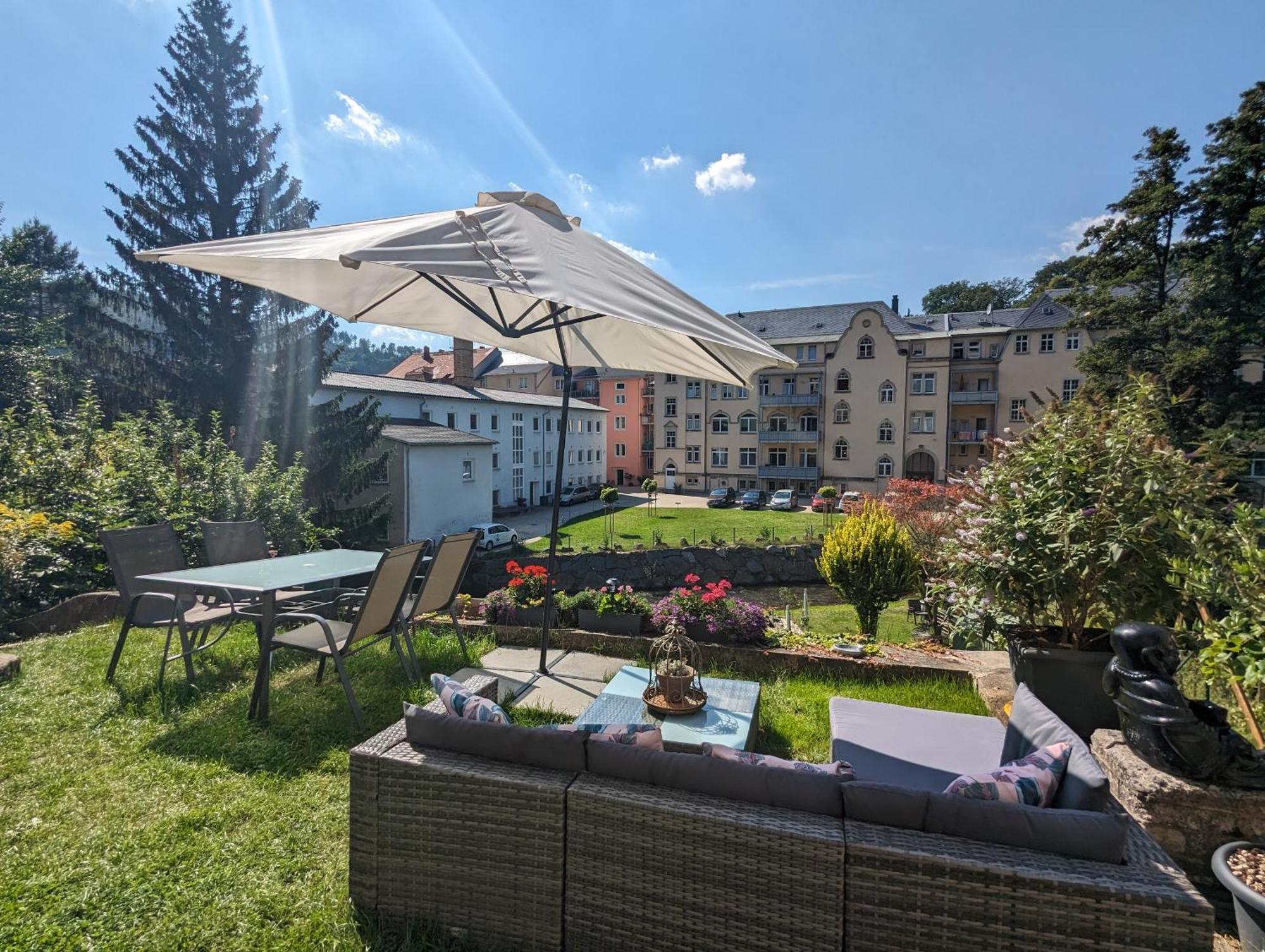 F2 - Urlaubsmagie Sauna, Whirlpool, Pool & Garten Sebnitz Εξωτερικό φωτογραφία