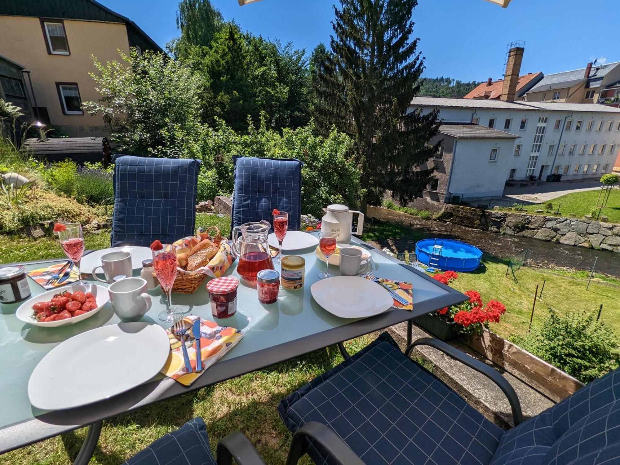 F2 - Urlaubsmagie Sauna, Whirlpool, Pool & Garten Sebnitz Εξωτερικό φωτογραφία