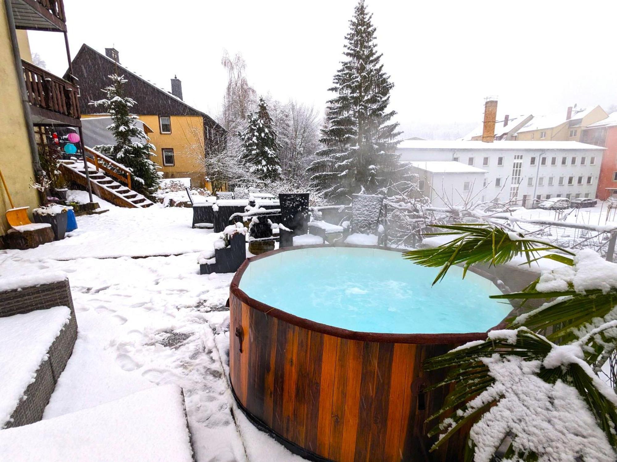 F2 - Urlaubsmagie Sauna, Whirlpool, Pool & Garten Sebnitz Εξωτερικό φωτογραφία