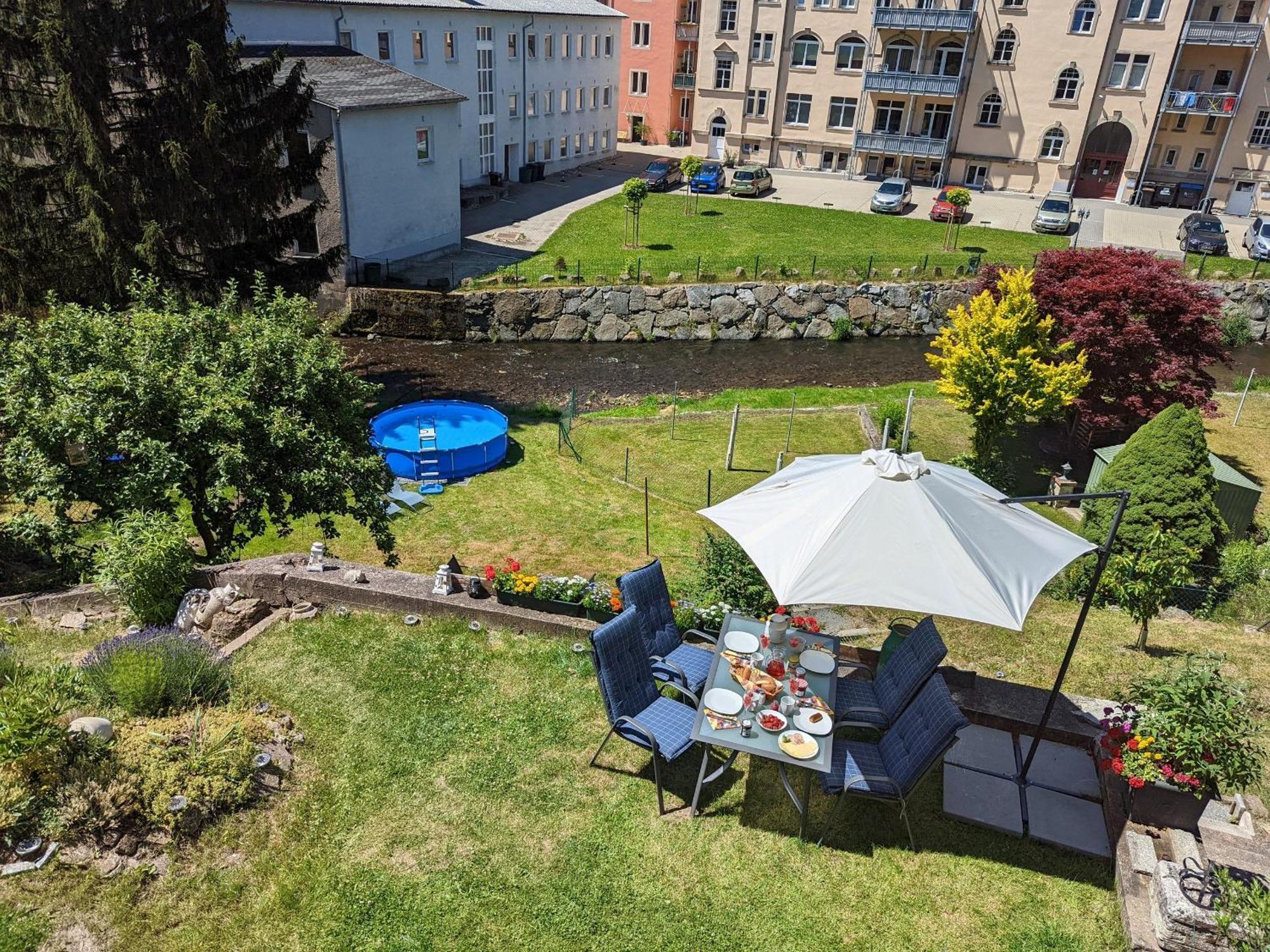 F2 - Urlaubsmagie Sauna, Whirlpool, Pool & Garten Sebnitz Εξωτερικό φωτογραφία